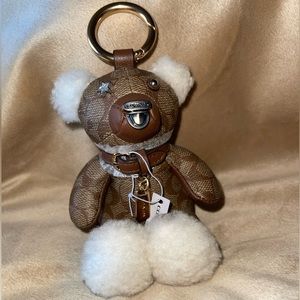 Coach Bear Bag Charm